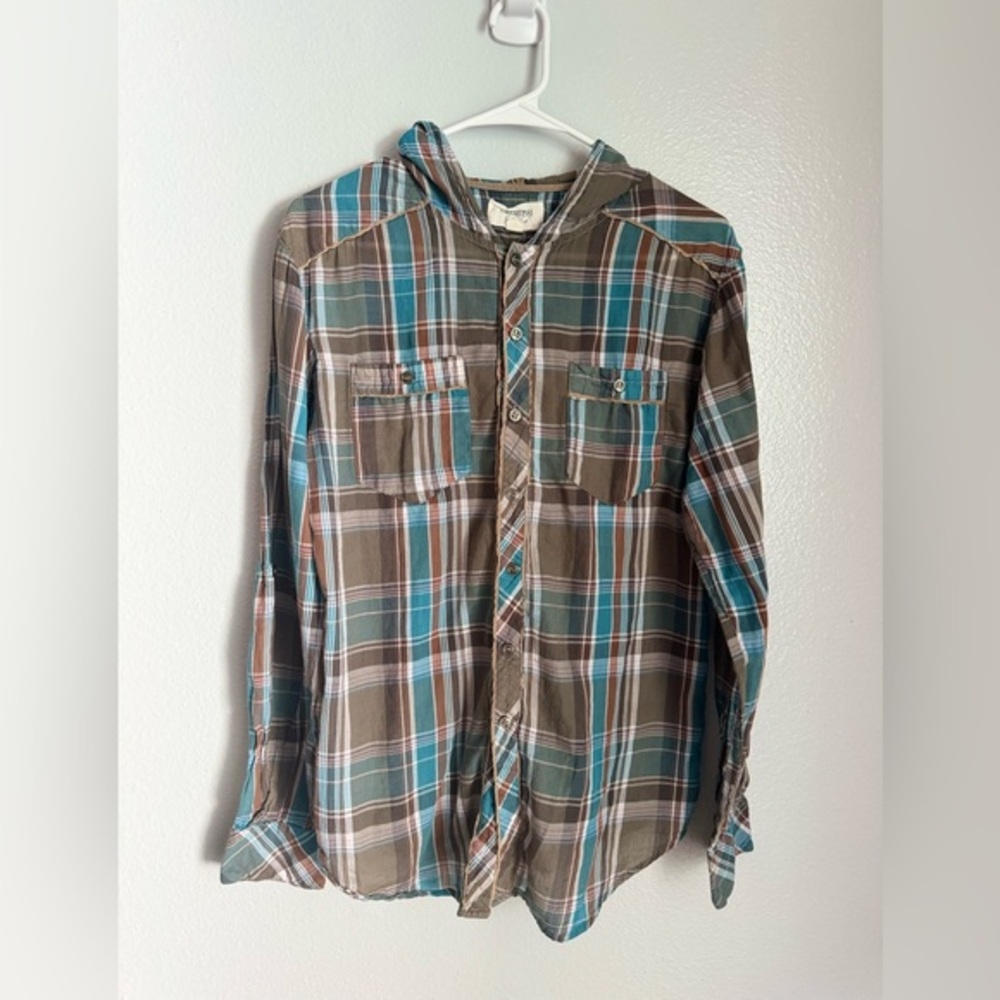 Heritage 1981 Lightweight Plaid Buttondown shirt Small